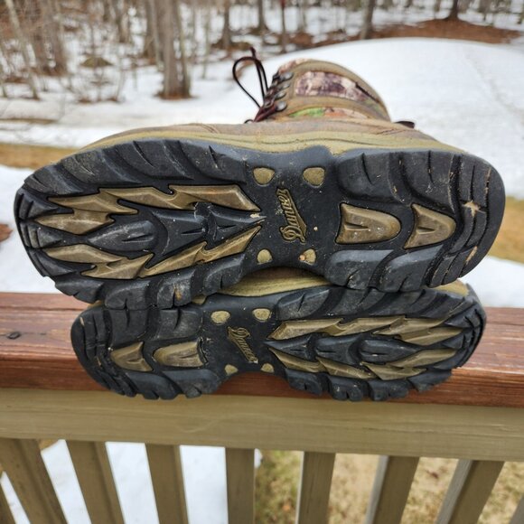 Danner High Ground Mens 9.5 D Camo Hunting Boots Real Tree Xtra Green Gore-Tex